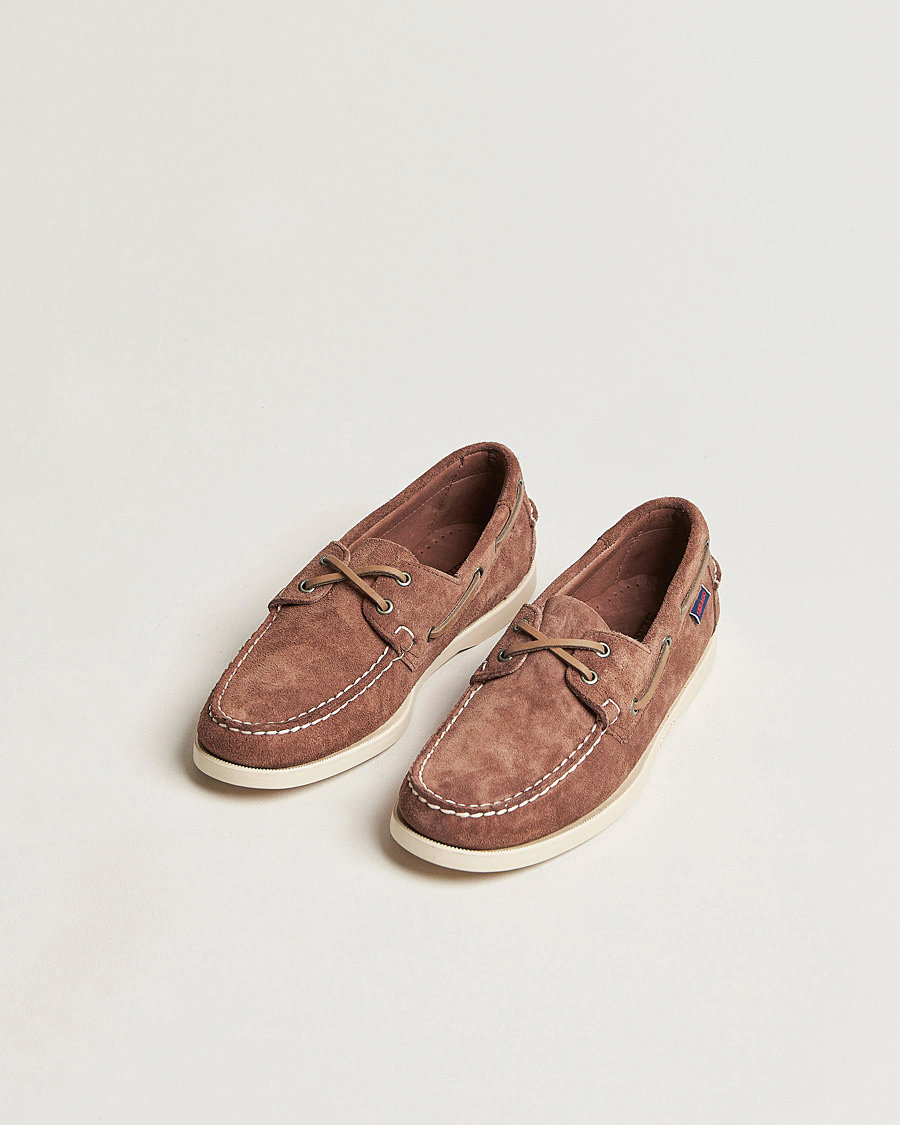 Herre | Seilersko | Sebago | Docksides Suede Boat Shoe Dark Brown