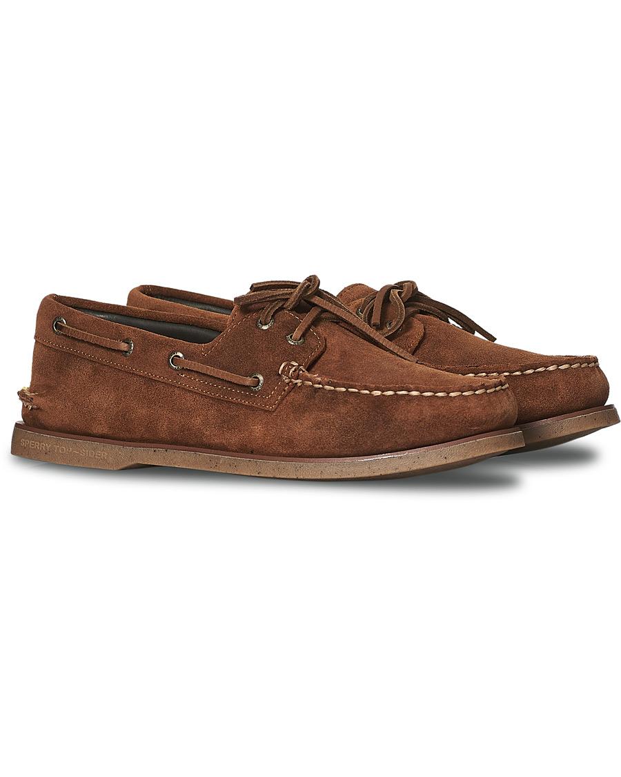 Herre | Sperry Gold Cup Authentic Suede Original Boat Shoe Brown | Sperry | Gold Cup Authentic Suede Original Boat Shoe Brown