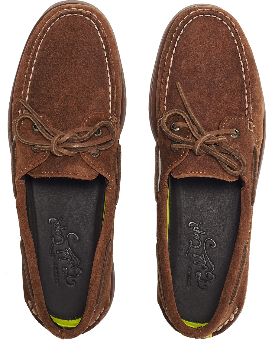 Herre | Sperry Gold Cup Authentic Suede Original Boat Shoe Brown | Sperry | Gold Cup Authentic Suede Original Boat Shoe Brown