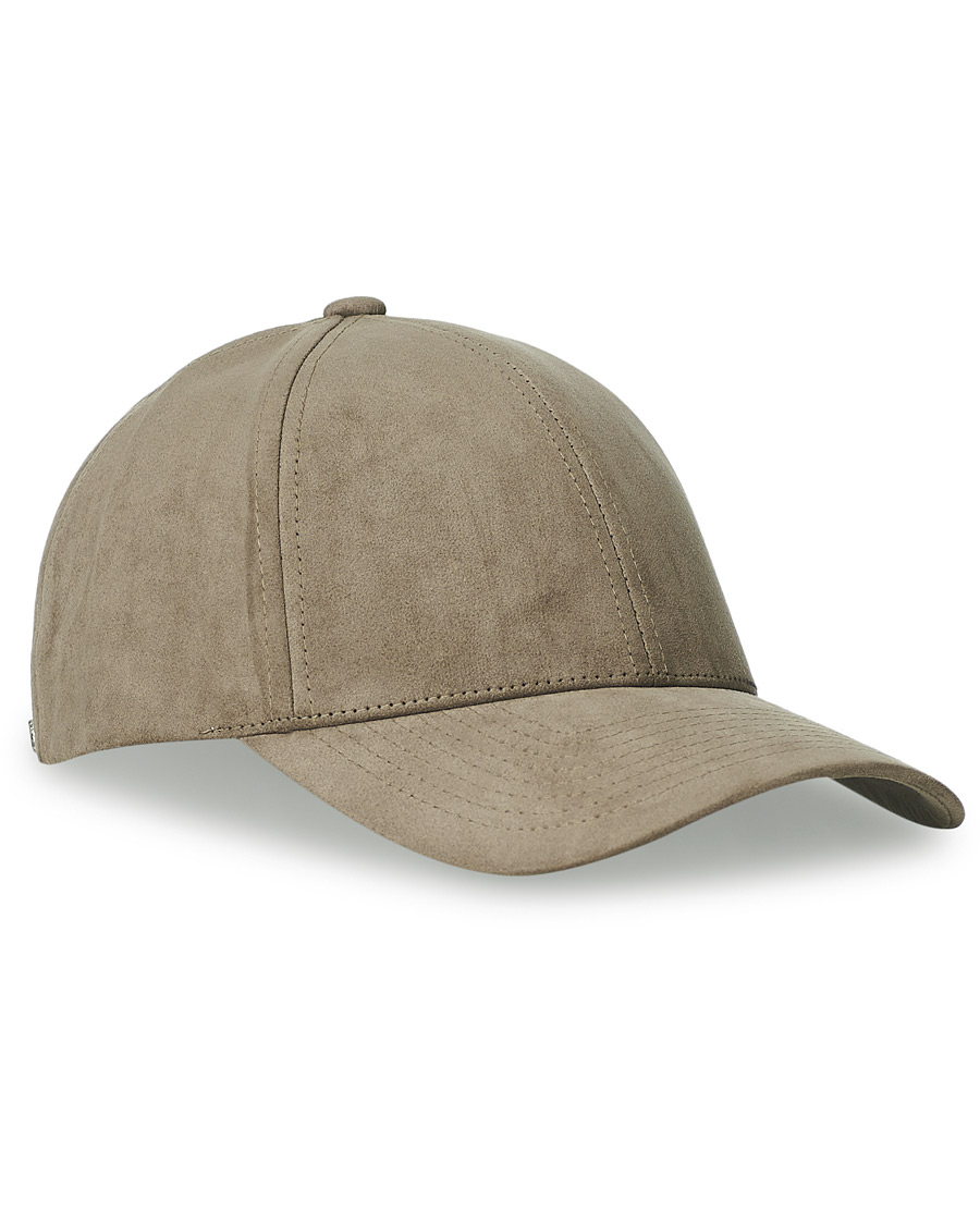 Herre | Varsity Headwear Alcantara Baseball Cap Stone Beige | Varsity Headwear | Alcantara Baseball Cap Stone Beige