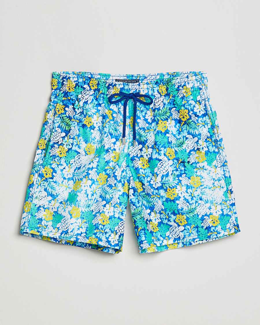 Herre | Badeshorts | Vilebrequin | Moorea Swim Shorts Blue Lazuli