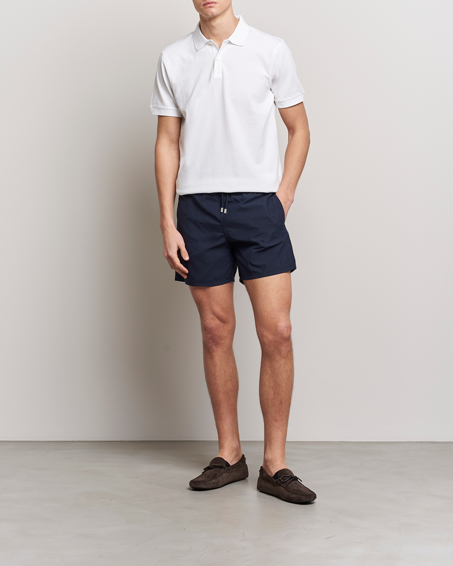 Herre | Badeshorts | Vilebrequin | Moorea Swimshorts Bleu Marine