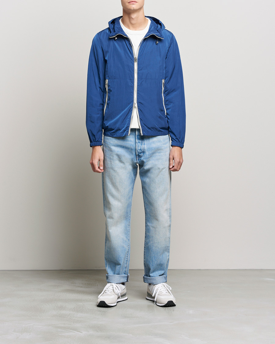 Herre | Jakker | Woolrich | Crinikle Windbreaker Jacket Horizon Navy