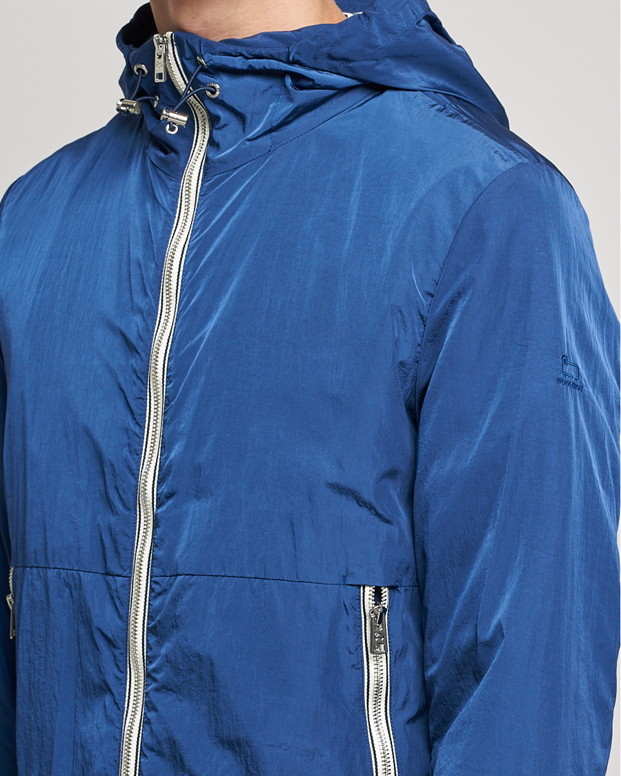 Herre | Jakker | Woolrich | Crinikle Windbreaker Jacket Horizon Navy