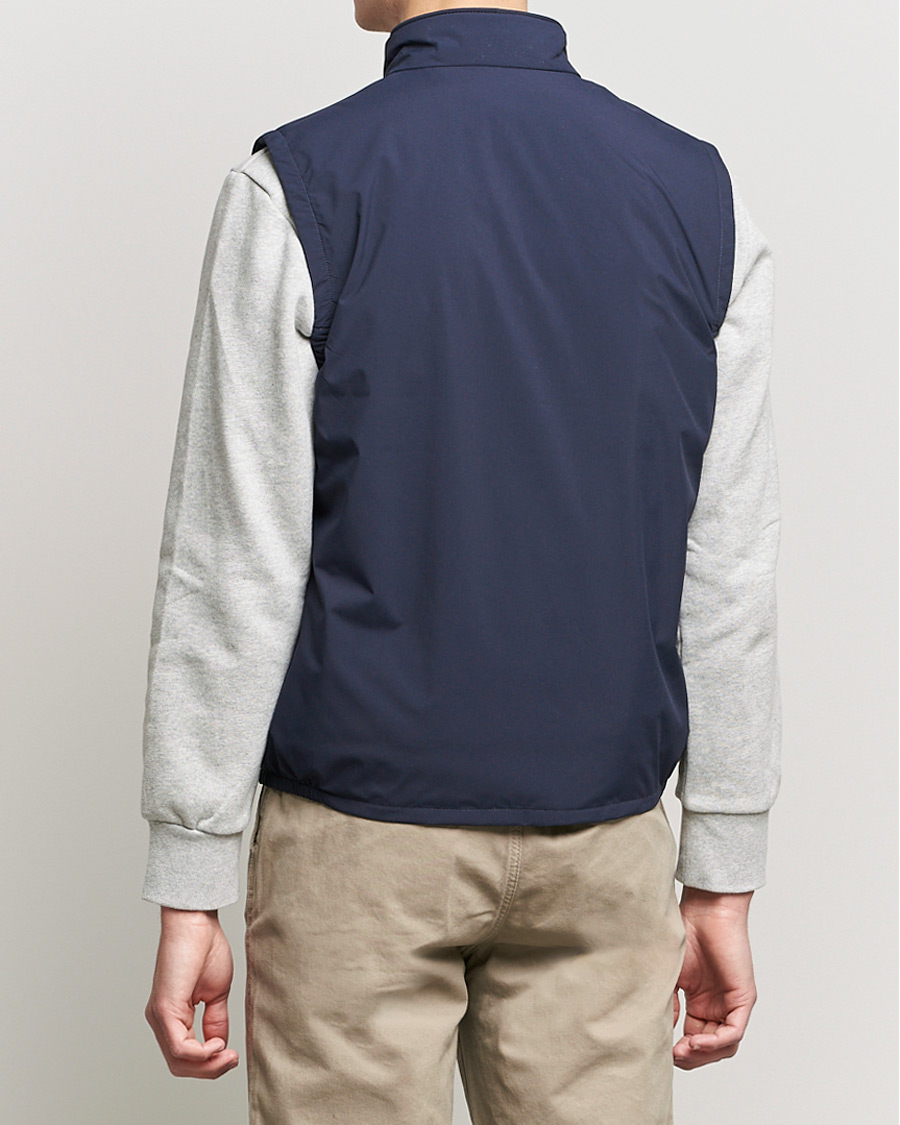 Herre | Jakker | Woolrich | Pacific Padded Vest Melton Blue