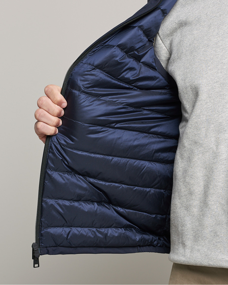 Herre | Jakker | Woolrich | Pacific Padded Vest Melton Blue