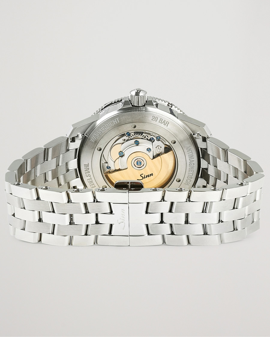 Herre | Sinn 104 I W Pilot Watch 41mm Steel Link White | Sinn | 104 I W Pilot Watch 41mm Steel Link White