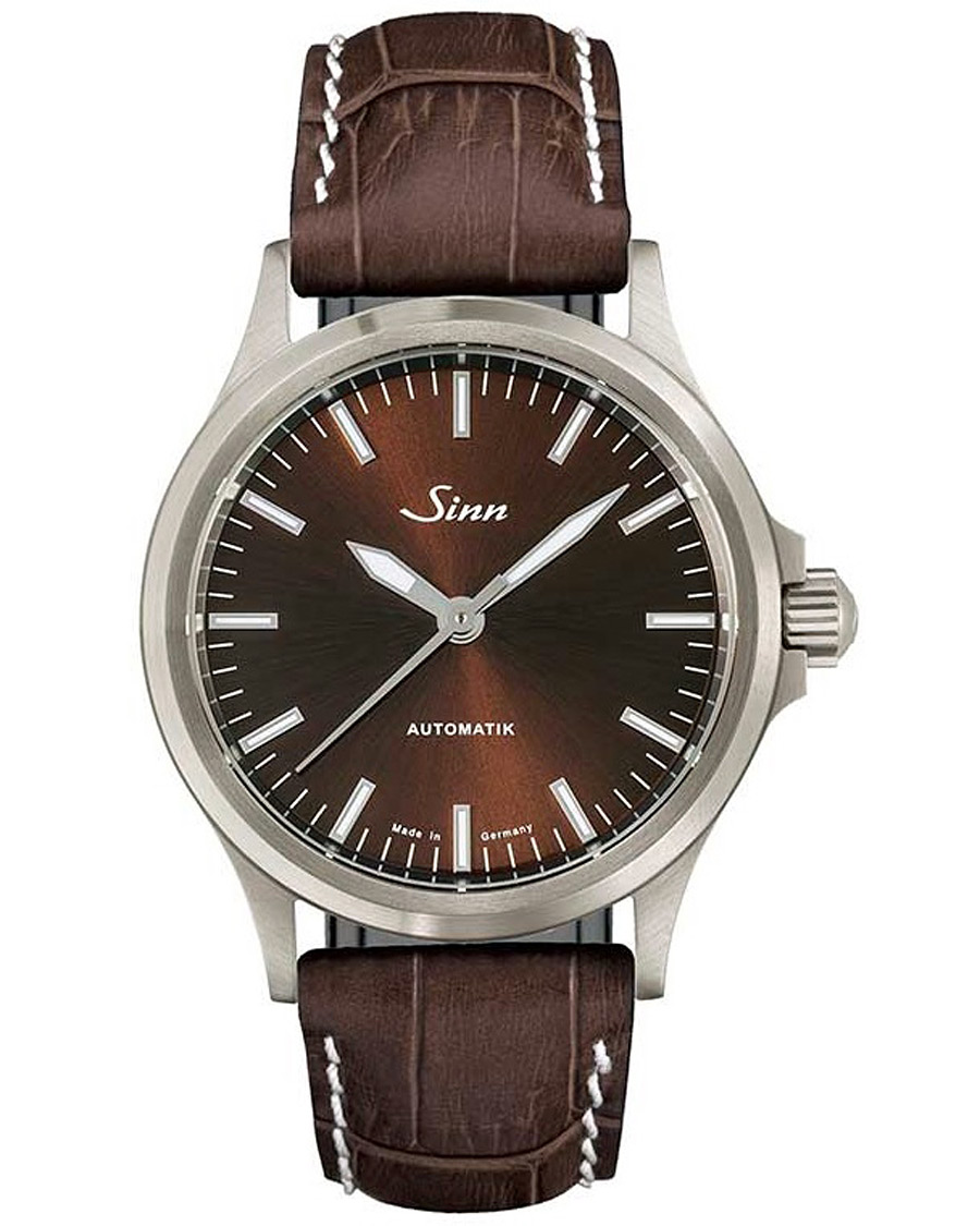 Herre | Sinn 556 I M Watch 38,5mm Leather Strap Mocca Brown | Sinn | 556 I M Watch 38,5mm Leather Strap Mocca Brown