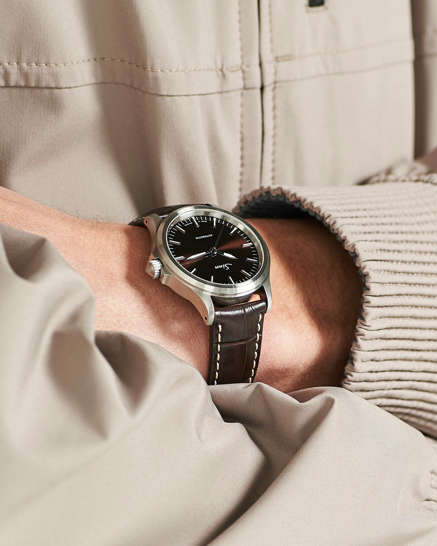 Herre | Sinn 556 I M Watch 38,5mm Leather Strap Mocca Brown | Sinn | 556 I M Watch 38,5mm Leather Strap Mocca Brown