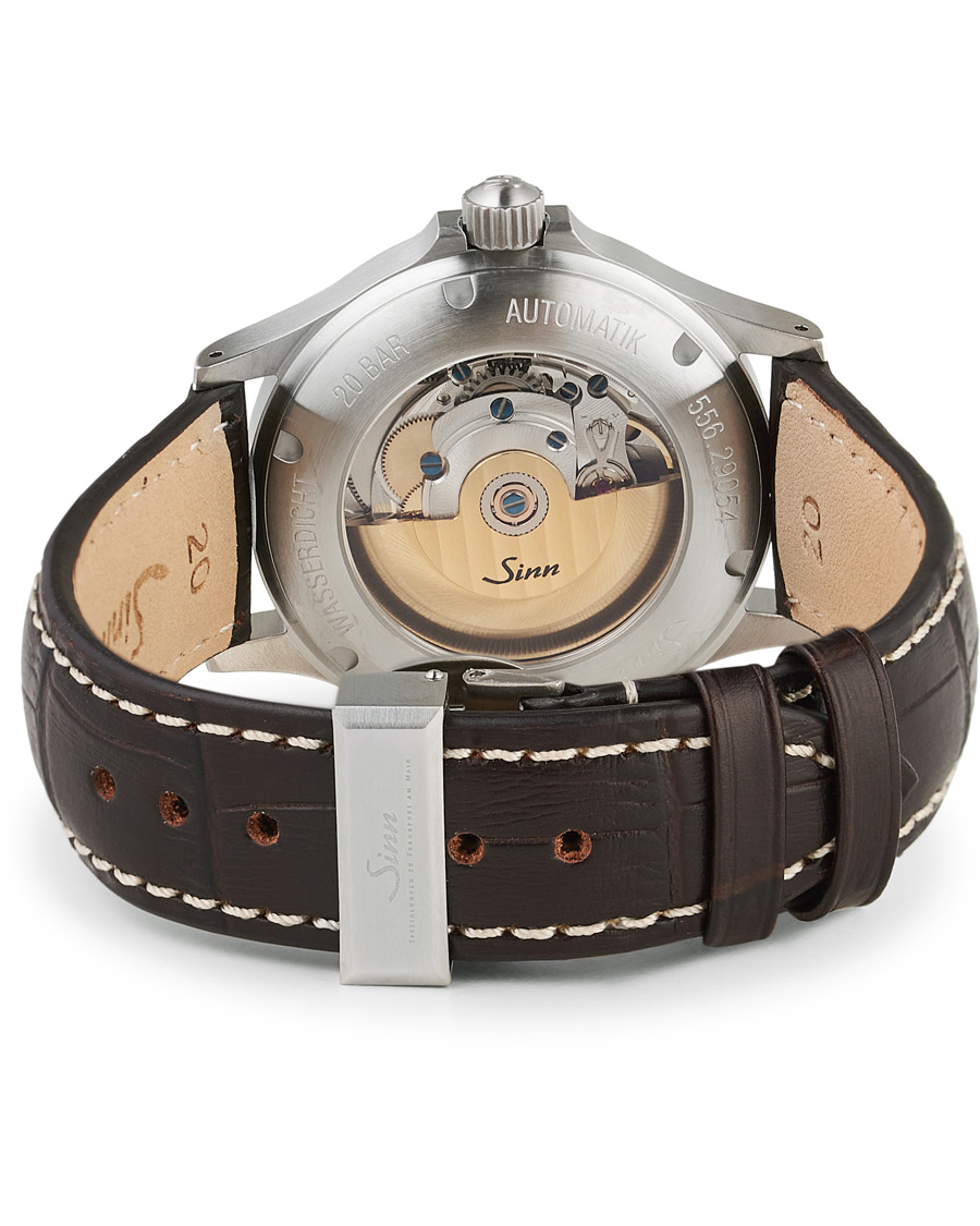 Herre | Sinn 556 I M Watch 38,5mm Leather Strap Mocca Brown | Sinn | 556 I M Watch 38,5mm Leather Strap Mocca Brown