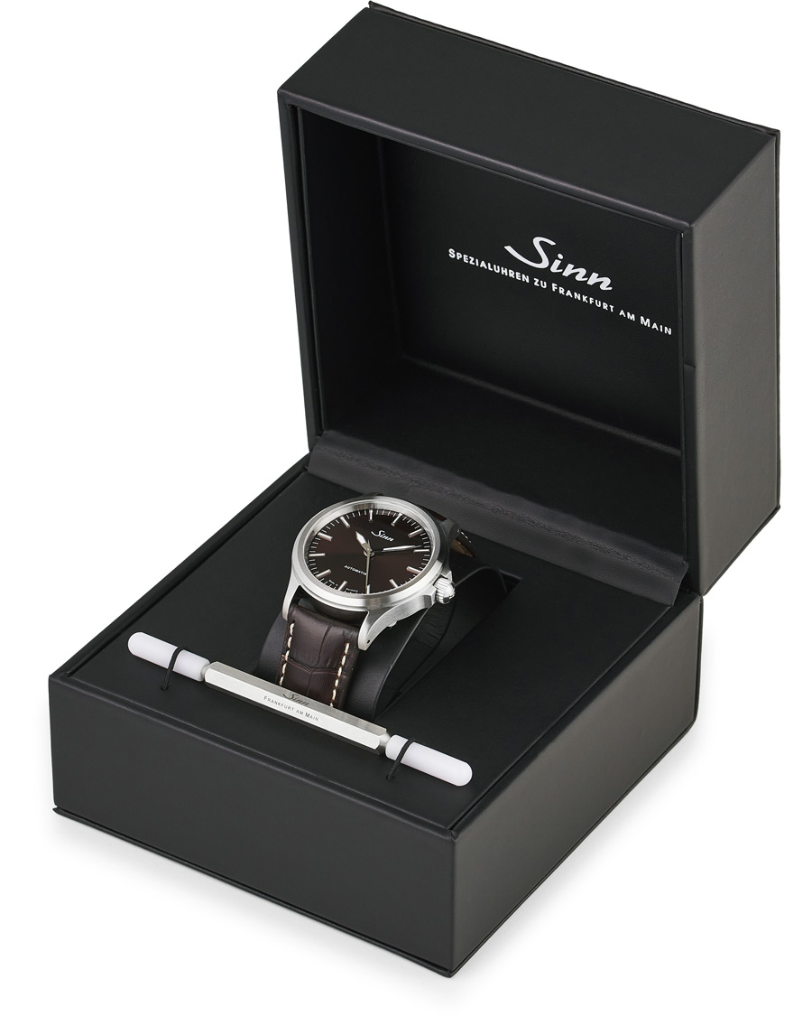 Herre | Sinn 556 I M Watch 38,5mm Leather Strap Mocca Brown | Sinn | 556 I M Watch 38,5mm Leather Strap Mocca Brown