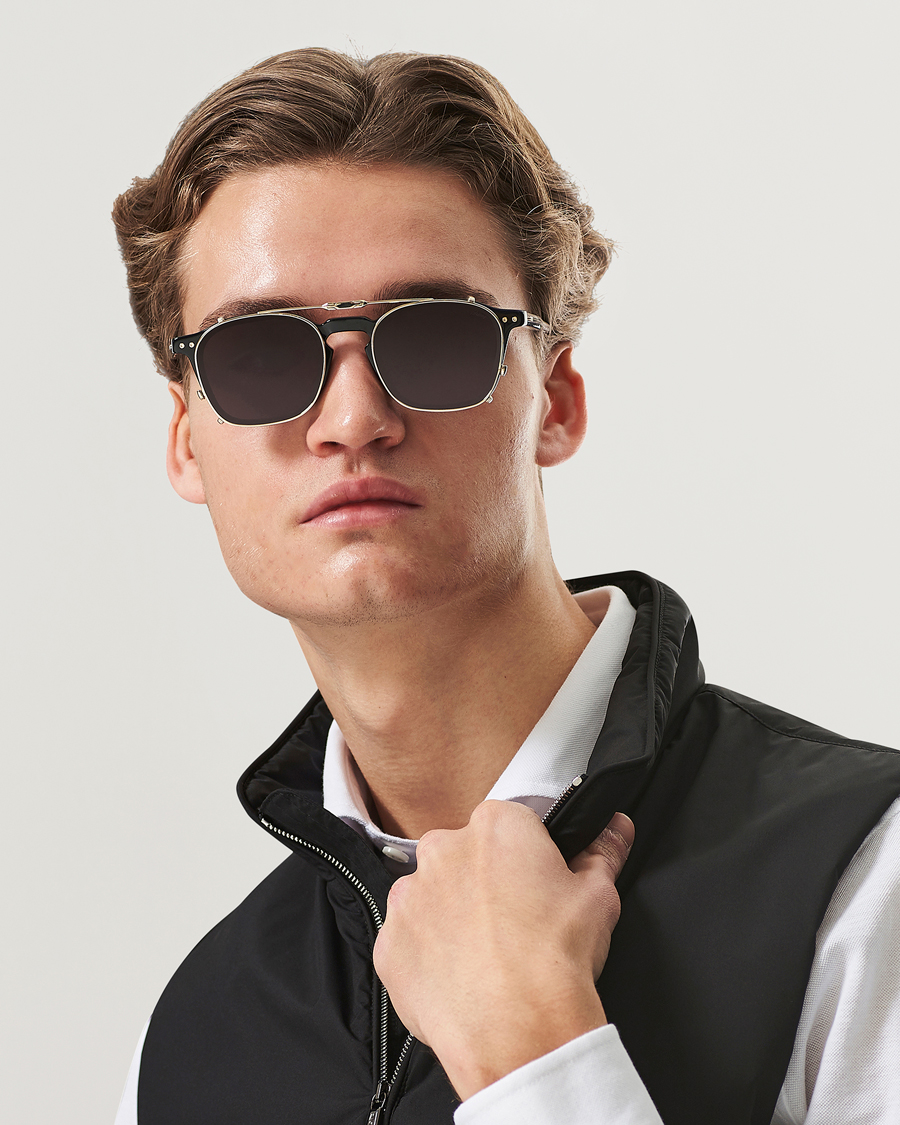 Herre | | Brioni | BR0097S Sunglasses Black/Grey