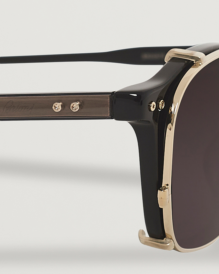 Herre | Brioni BR0097S Sunglasses Black/Grey | Brioni | BR0097S Sunglasses Black/Grey