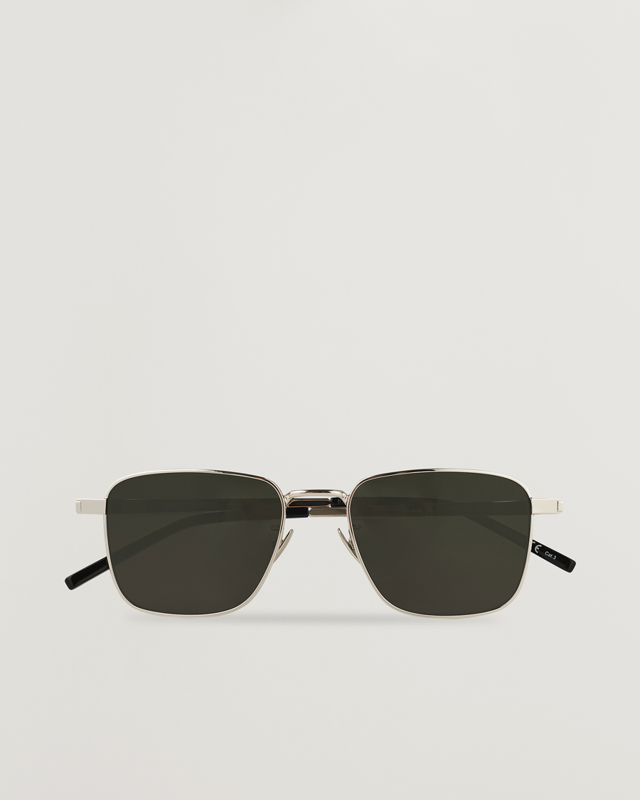 Herre | Saint Laurent SL 529 Sunglasses Silver/Grey | Saint Laurent | SL 529 Sunglasses Silver/Grey