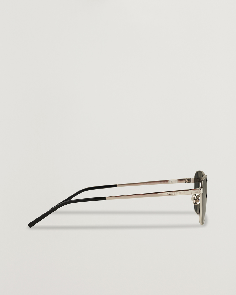 Herre | Saint Laurent SL 529 Sunglasses Silver/Grey | Saint Laurent | SL 529 Sunglasses Silver/Grey