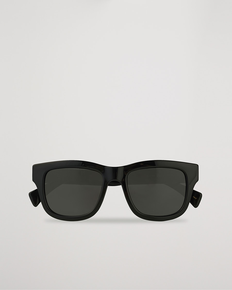 Herre | Gucci GG1135S Sunglasses Black/Grey | Gucci | GG1135S Sunglasses Black/Grey
