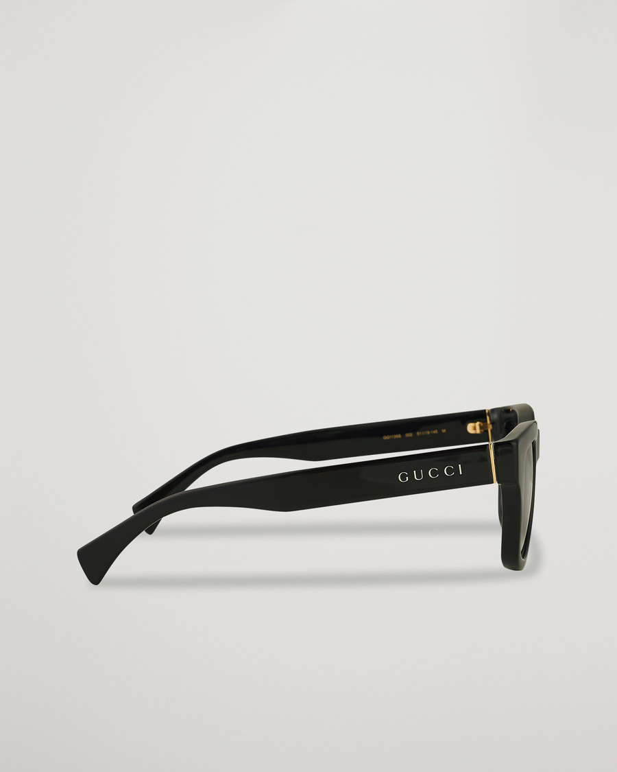 Herre | Gucci GG1135S Sunglasses Black/Grey | Gucci | GG1135S Sunglasses Black/Grey
