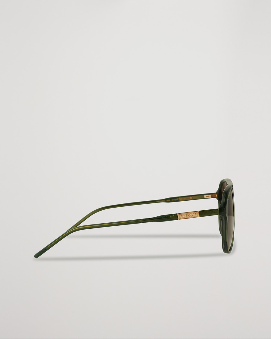 Herre | Solbriller | Gucci | GG1156S Sunglasses Green/Brown
