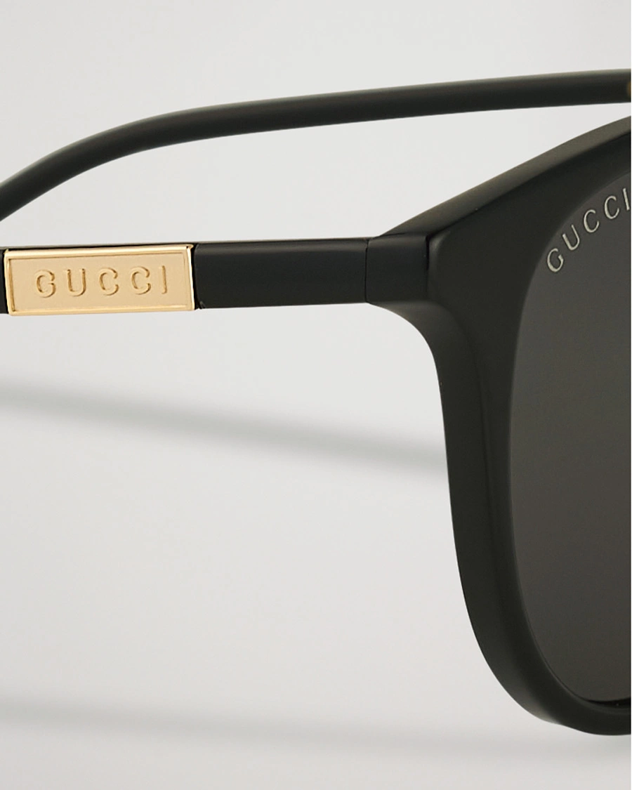 Herre | Gucci GG1157S Sunglasses Black/Grey | Gucci | GG1157S Sunglasses Black/Grey