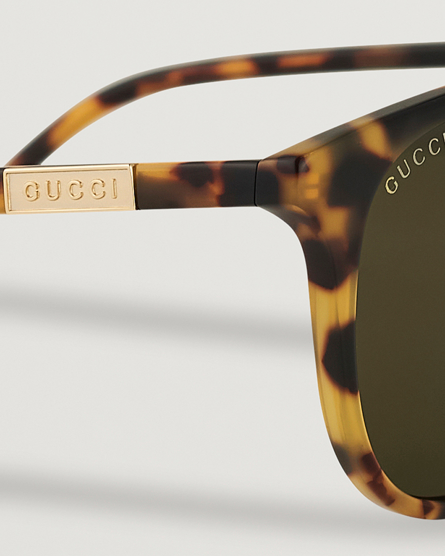 Herre | Gucci | Gucci | GG1157S Sunglasses Havana/Green