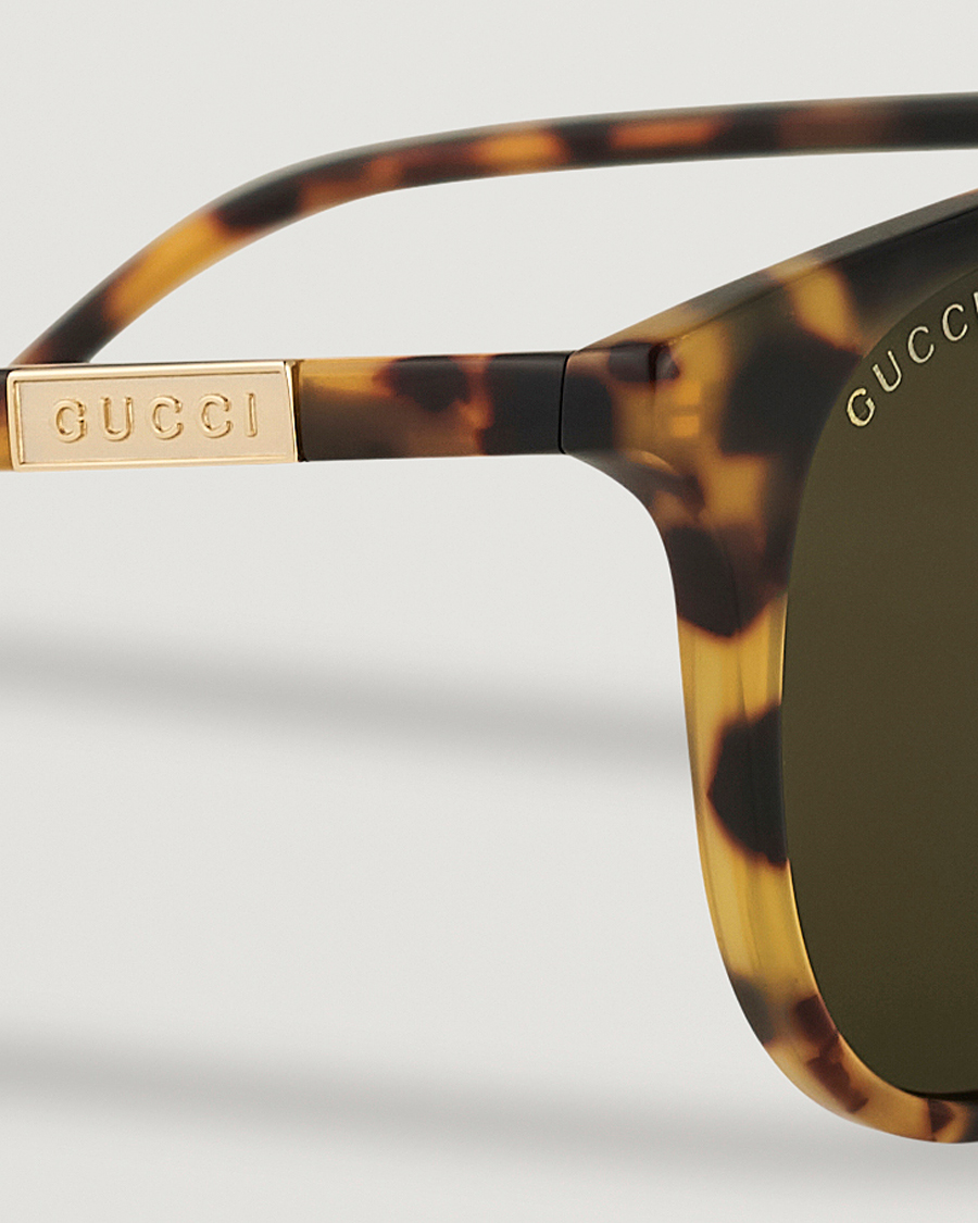 Herre | | Gucci | GG1157S Sunglasses Havana/Green