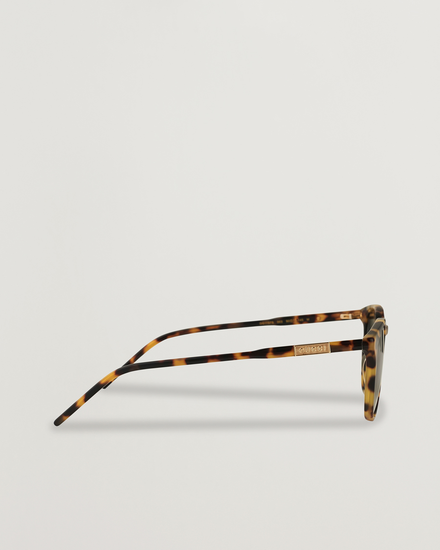 Herre | Gucci GG1157S Sunglasses Havana/Green | Gucci | GG1157S Sunglasses Havana/Green