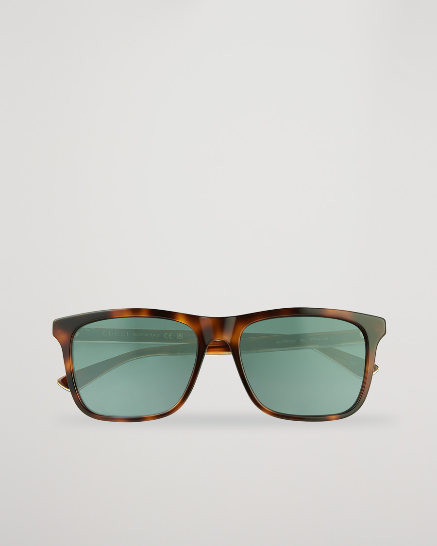 Herre | Solbriller | Gucci | GG0381SN Sunglasses Havana/Blue