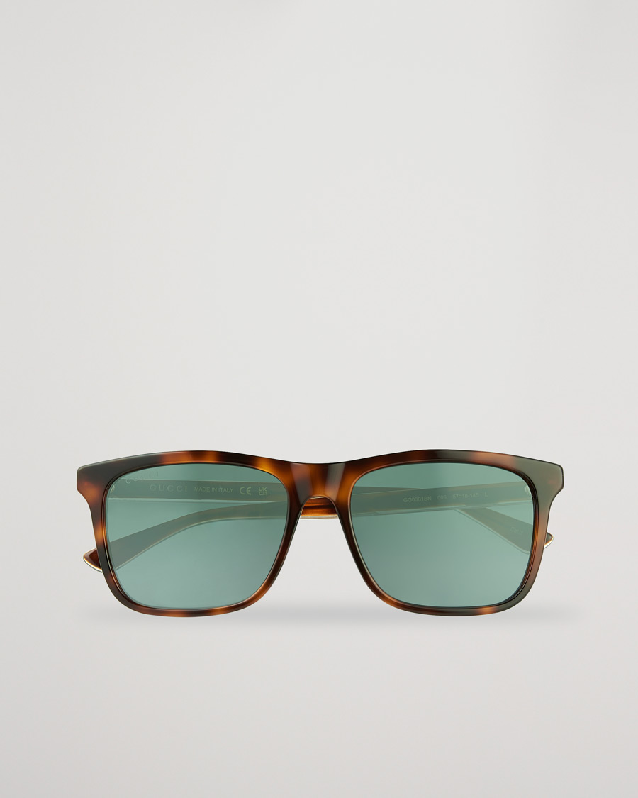 Herre | Gucci GG0381SN Sunglasses Havana/Blue | Gucci | GG0381SN Sunglasses Havana/Blue