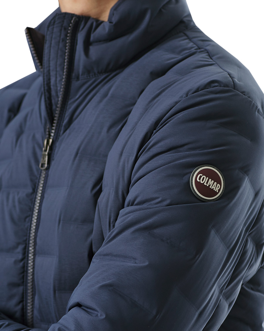 Herre | Jakker | Colmar | Lightweight Square Down Jacket Navy
