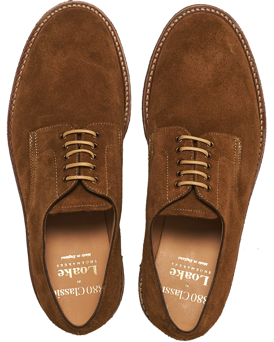 Herre | Loake 1880 Chichester Suede Derby Tobacco | Loake 1880 | Chichester Suede Derby Tobacco