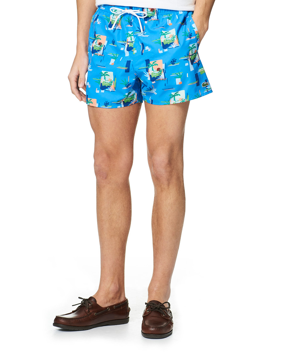 Herre | Badeshorts | Lacoste | Print Light Swimming Trunks Etehereal