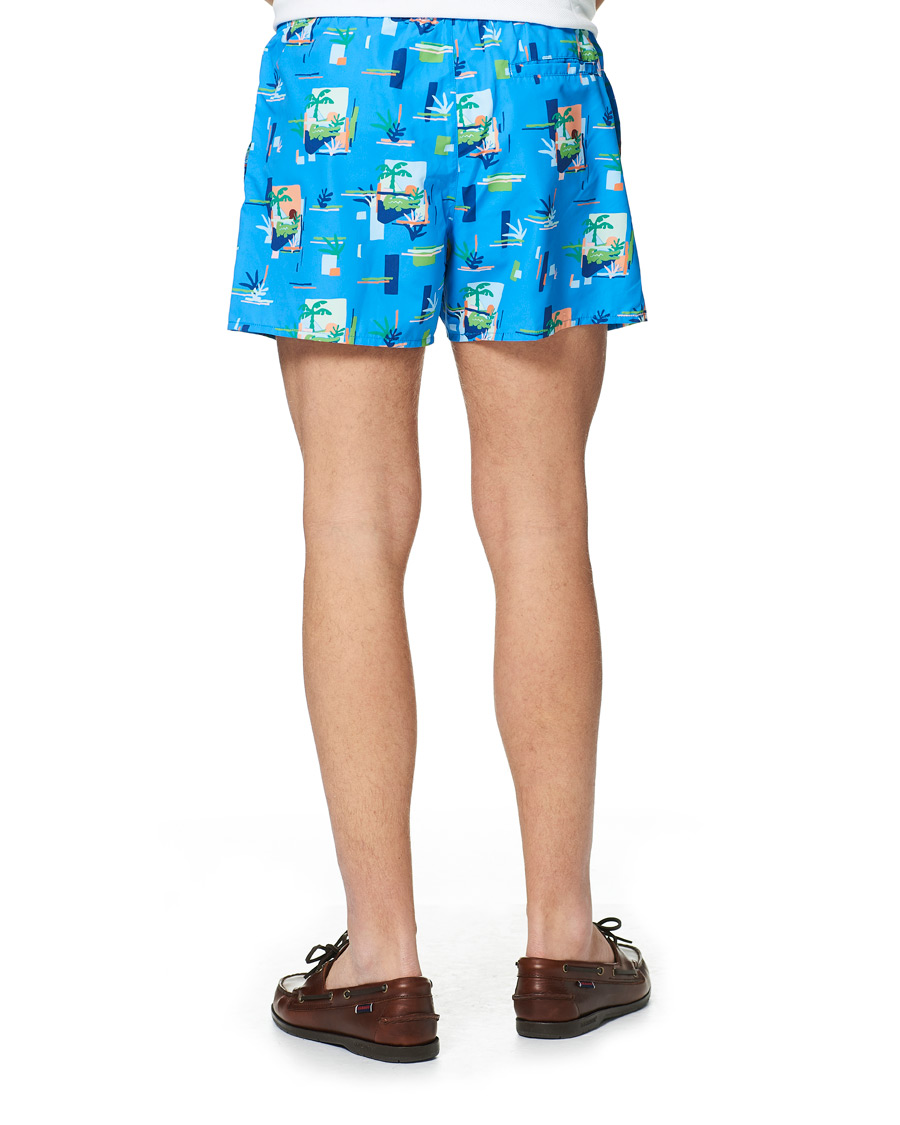Herre | Badeshorts | Lacoste | Print Light Swimming Trunks Etehereal