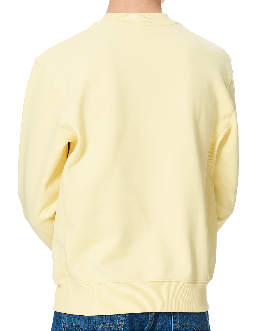 Herre | Gensere | Lacoste | Cotton Fleece Sweatshirt Yellow