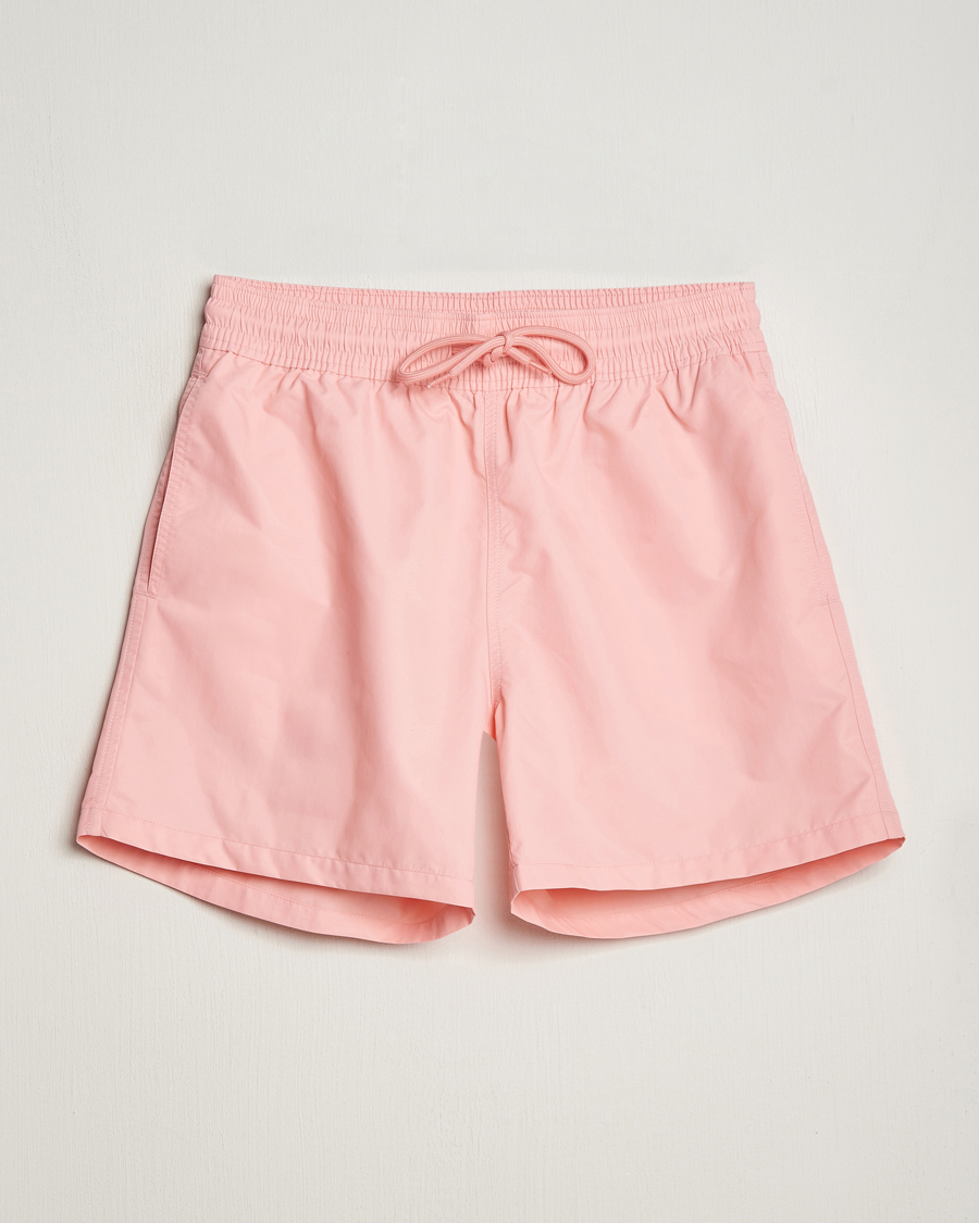 Herre | Badeshorts | Colorful Standard | Classic Organic Swim Shorts Bright Coral