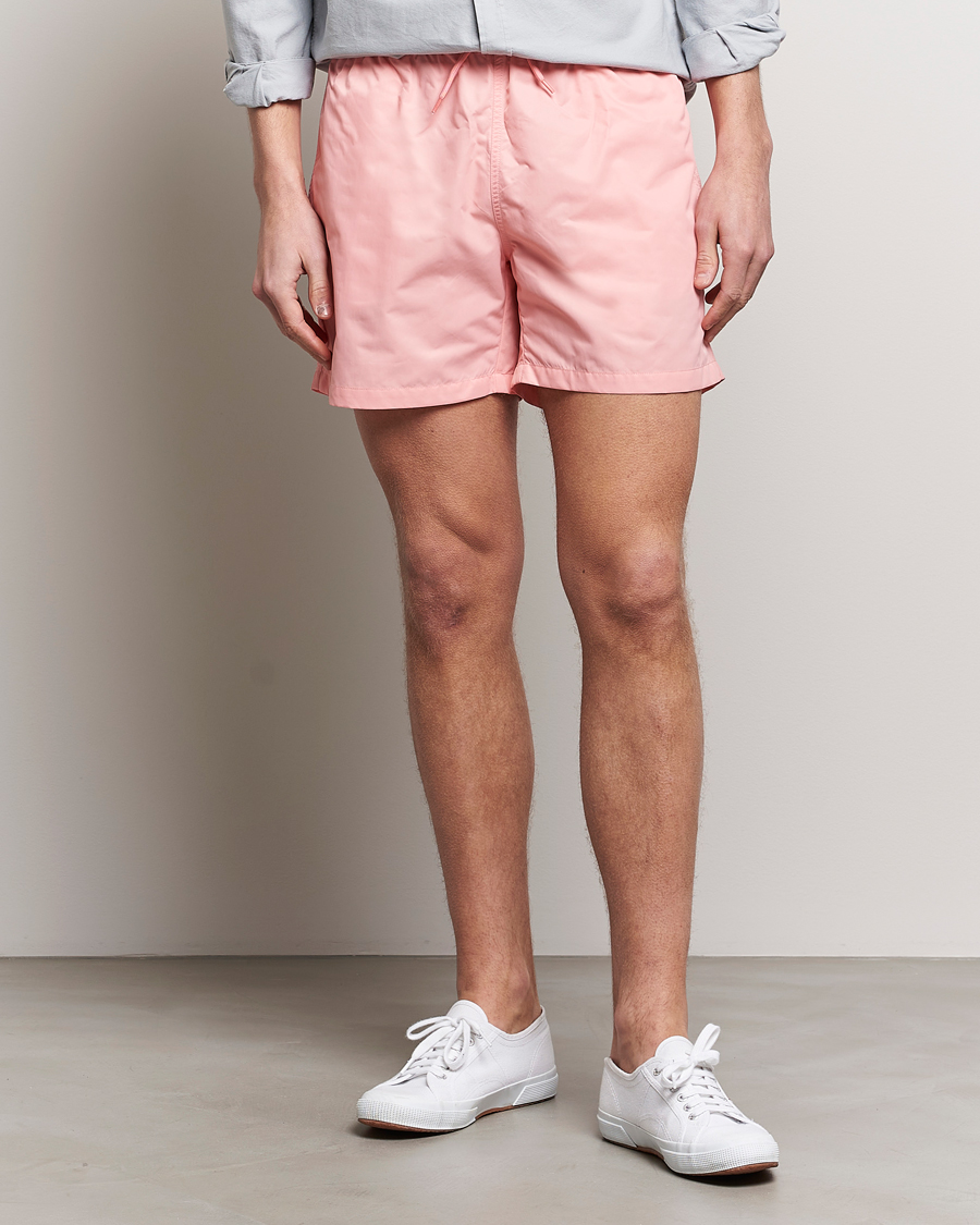 Herre | Badeshorts | Colorful Standard | Classic Organic Swim Shorts Bright Coral