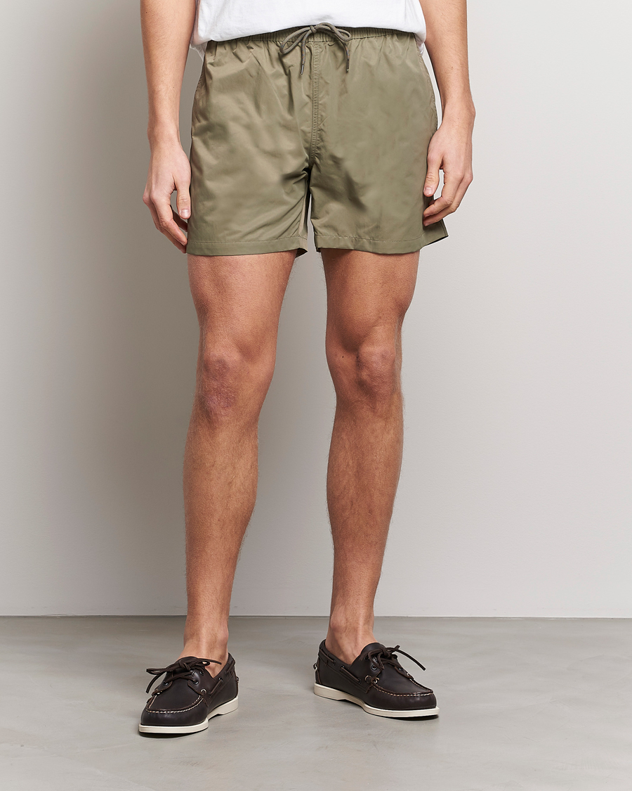 Herre | Colorful Standard | Colorful Standard | Classic Organic Swim Shorts Dusty Olive