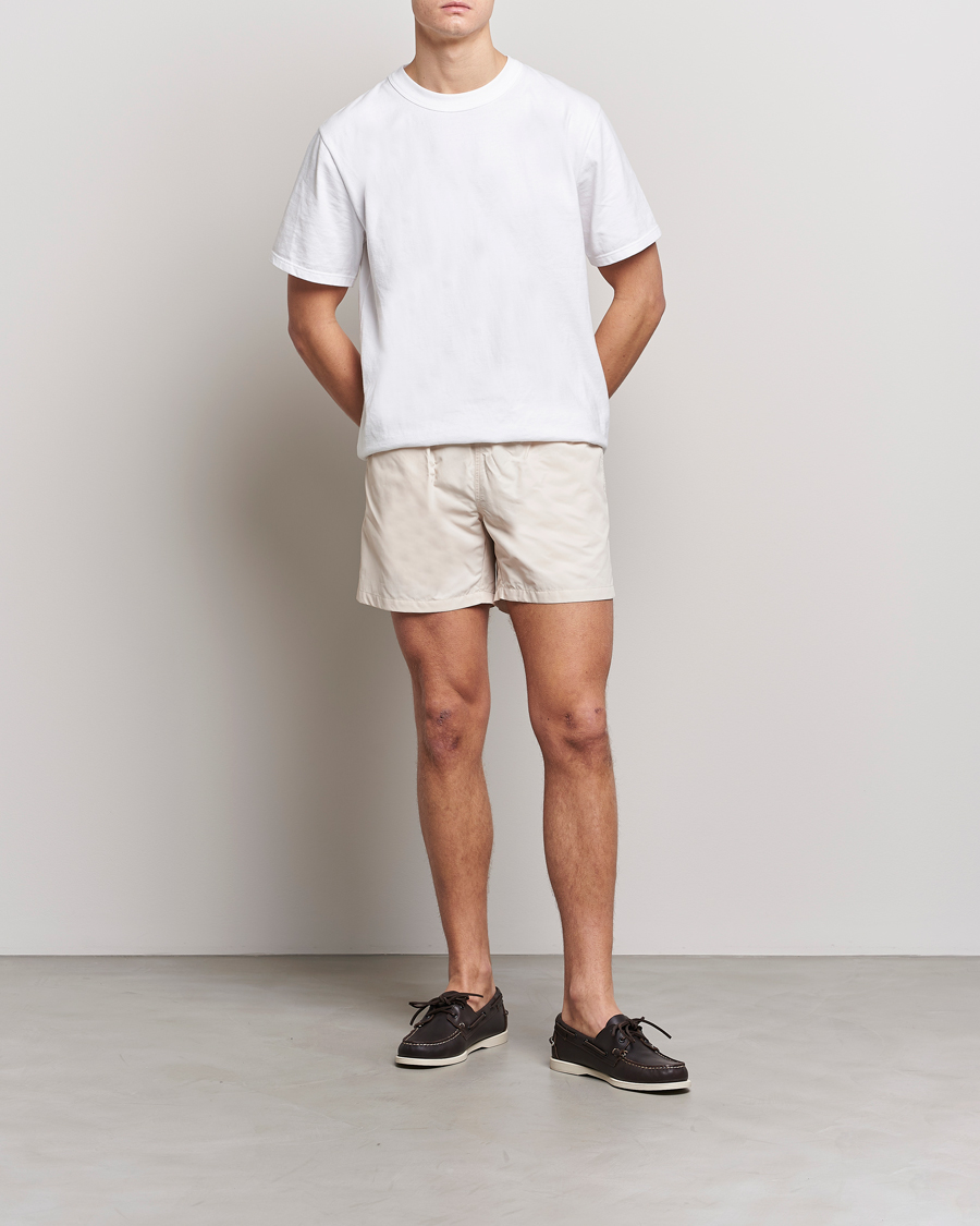 Herre | Badeshorts | Colorful Standard | Classic Organic Swim Shorts Ivory White