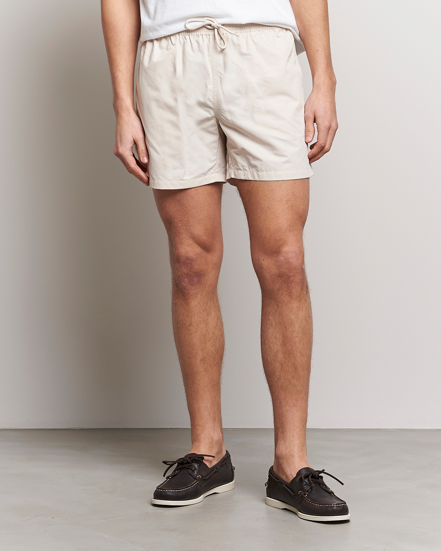 Herre | Klær | Colorful Standard | Classic Organic Swim Shorts Ivory White