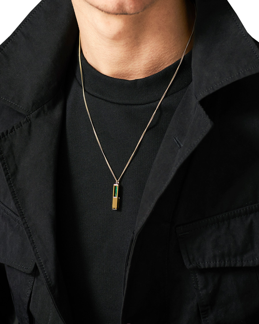 Herre | Tom Wood Cupe Pendant Malachite Gold | Tom Wood | Cupe Pendant Malachite Gold