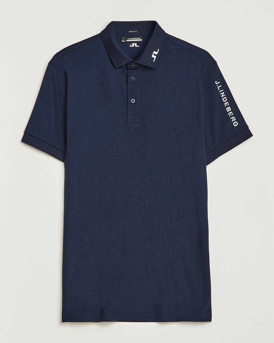 Herre | Pikéer | J.Lindeberg | Regular Fit Tour Tech Stretch Polo Navy