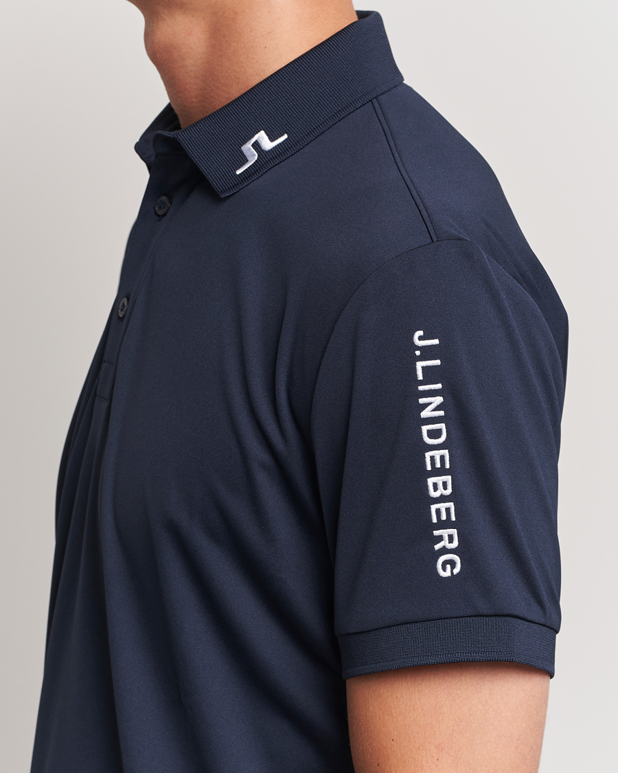Herre | Pikéer | J.Lindeberg | Regular Fit Tour Tech Stretch Polo Navy