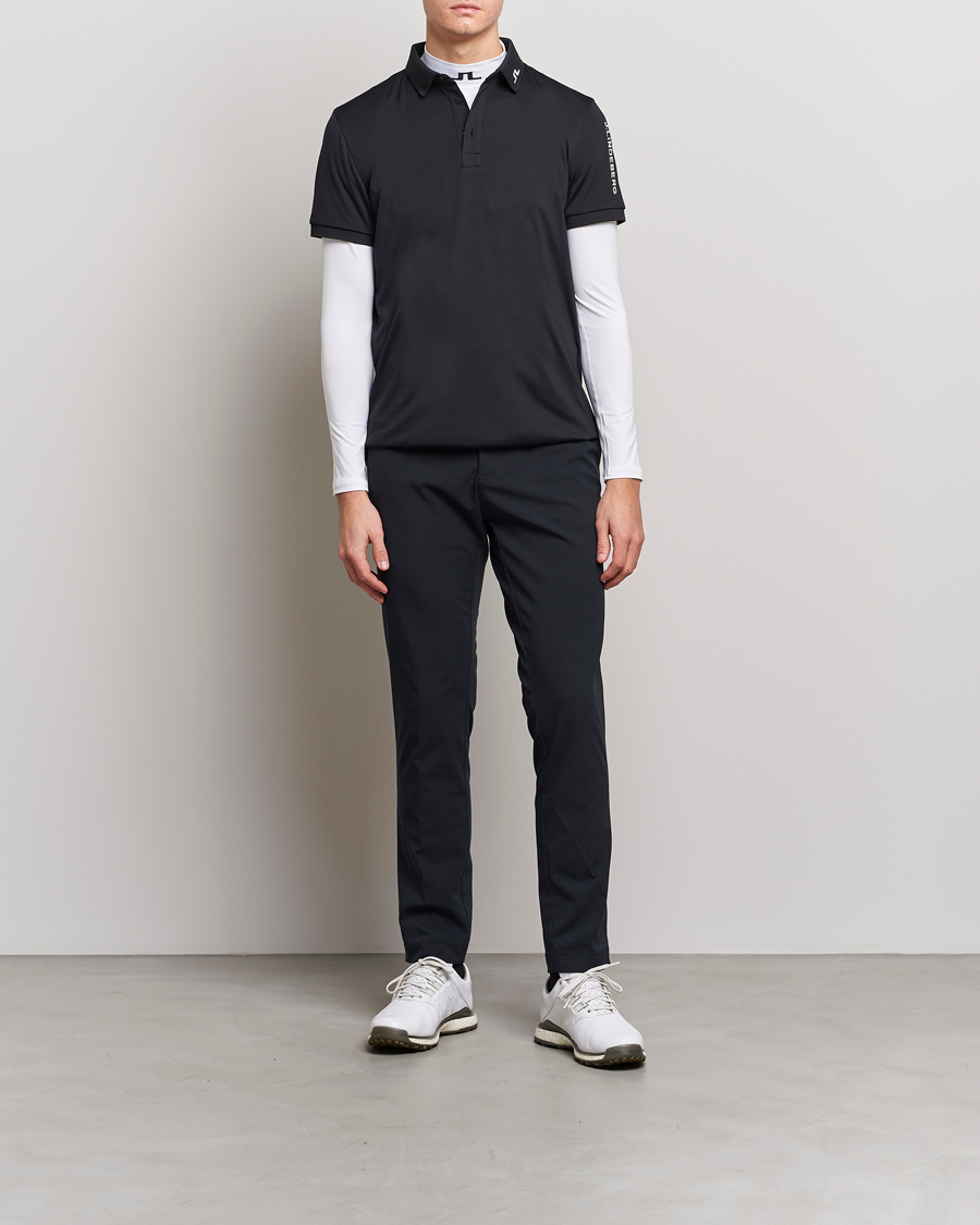 Herre | Pikéer | J.Lindeberg | Regular Fit Tour Tech Stretch Polo Black
