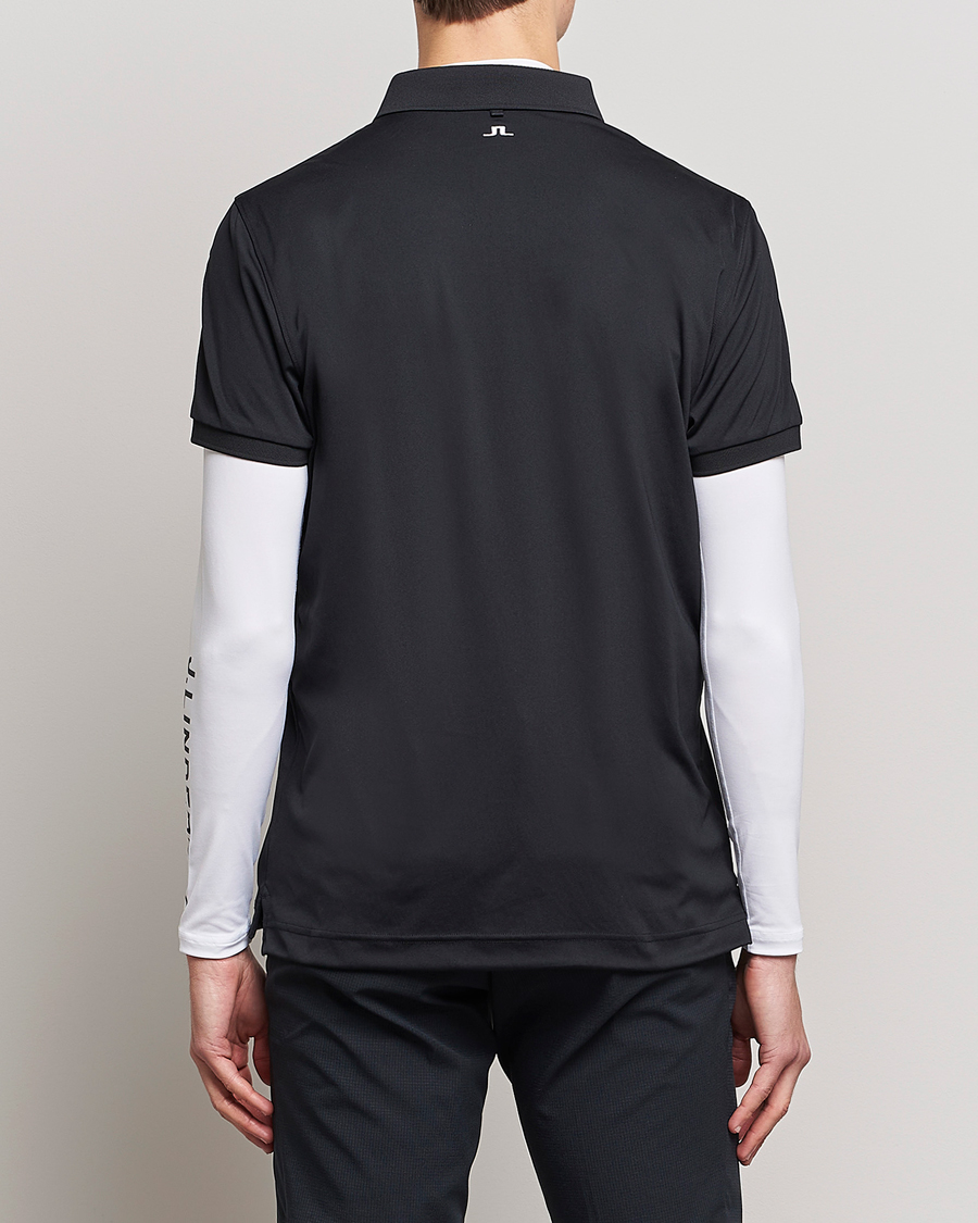 Herre | Pikéer | J.Lindeberg | Regular Fit Tour Tech Stretch Polo Black