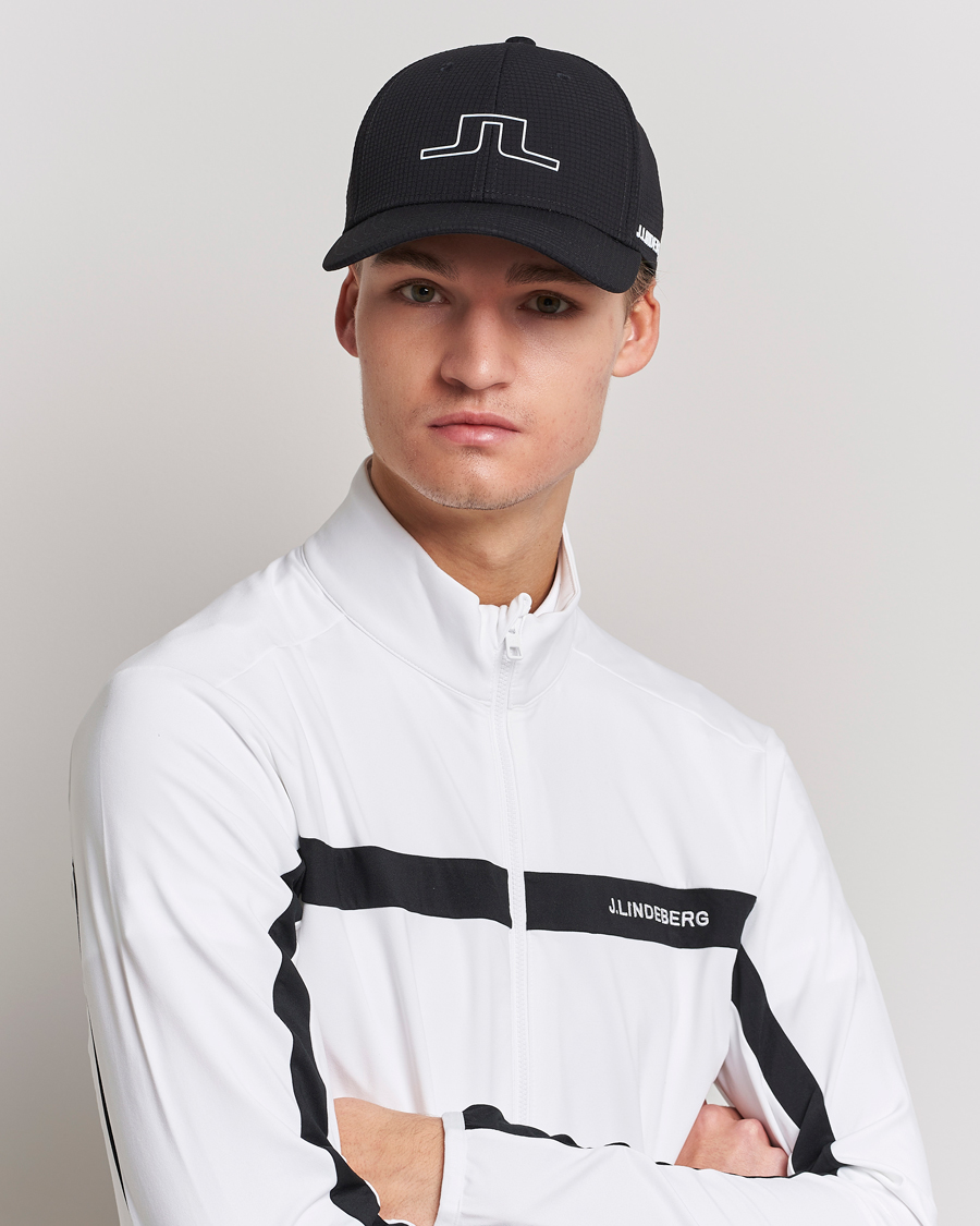 Herre | Hatter og capser | J.Lindeberg | Caden Golf Cap Black