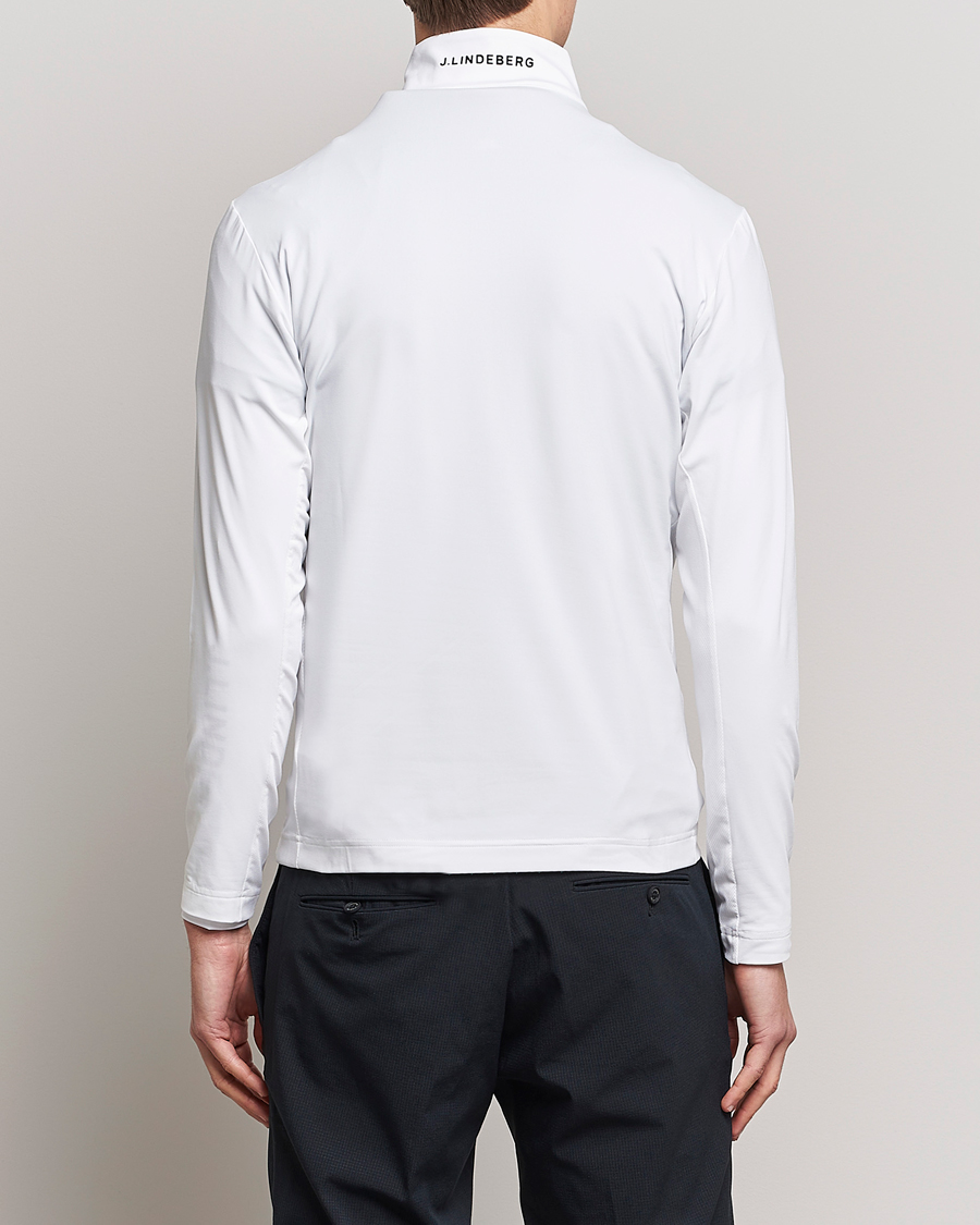 Herre | Gensere | J.Lindeberg | Luke Jersey Half Zip White
