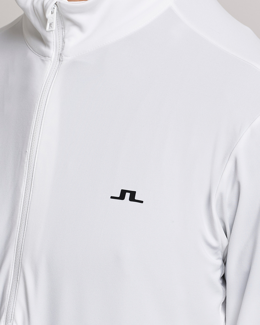 Herre | Gensere | J.Lindeberg | Luke Jersey Half Zip White