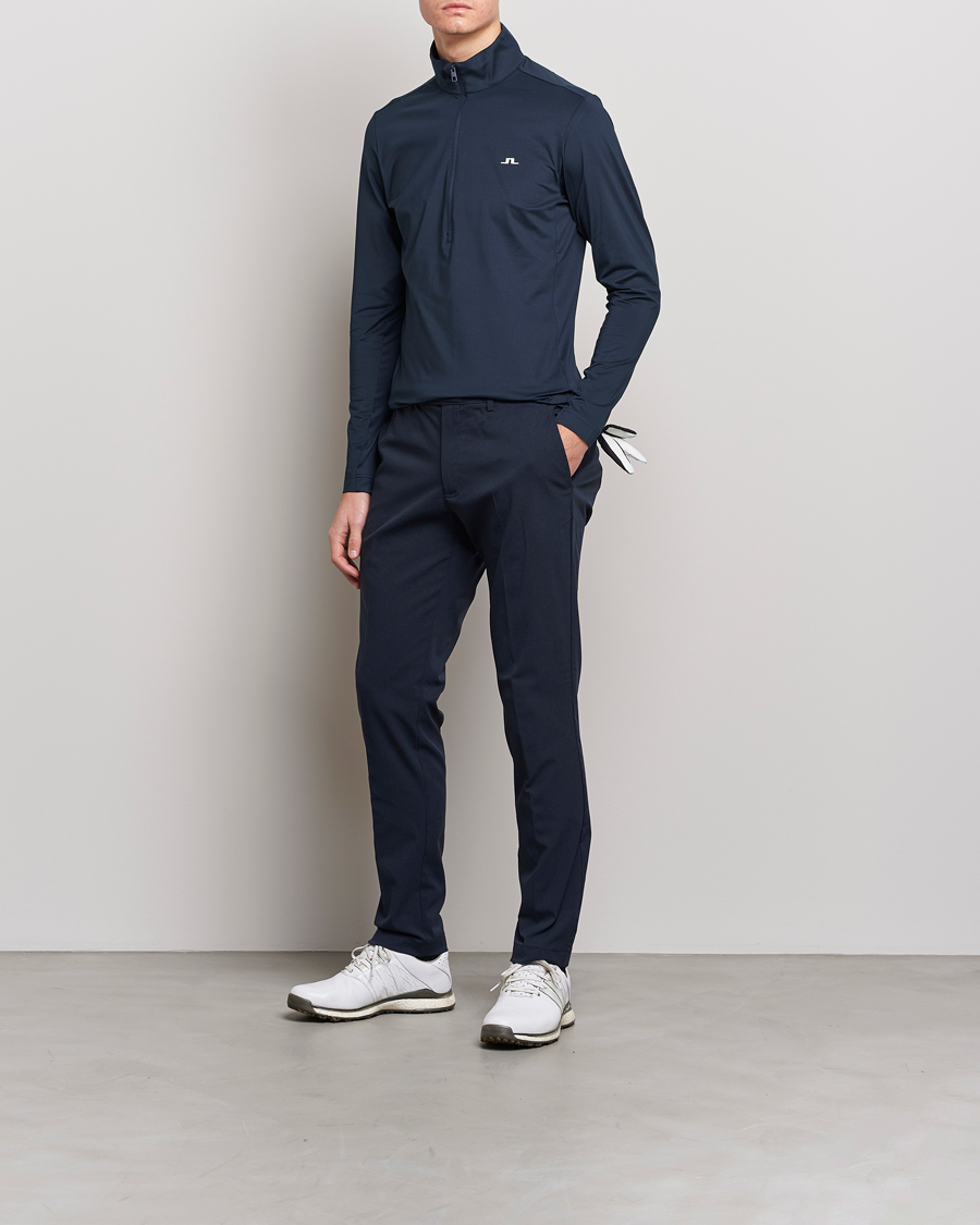 Herre | Gensere | J.Lindeberg | Luke Jersey Half Zip Navy