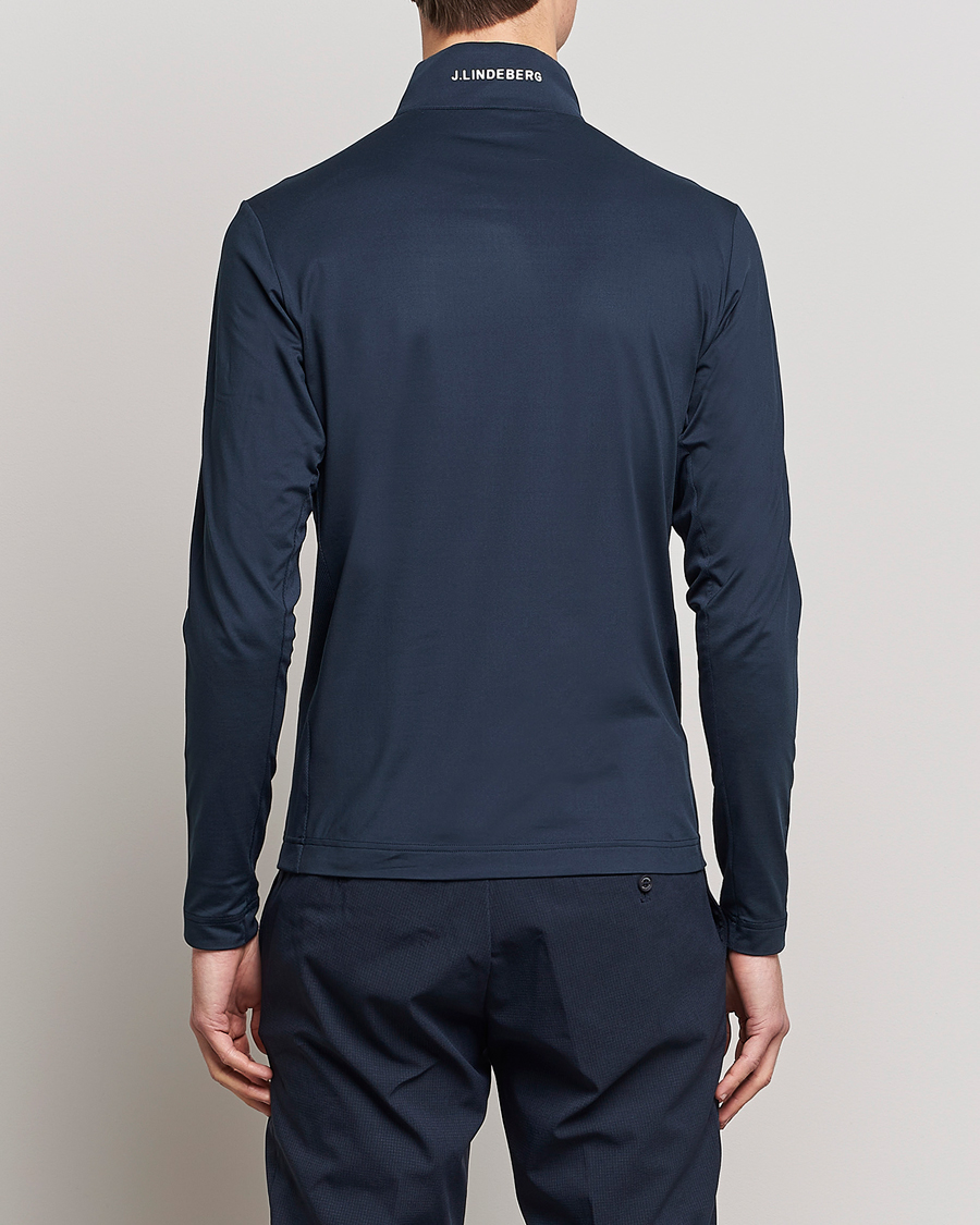 Herre | Gensere | J.Lindeberg | Luke Jersey Half Zip Navy