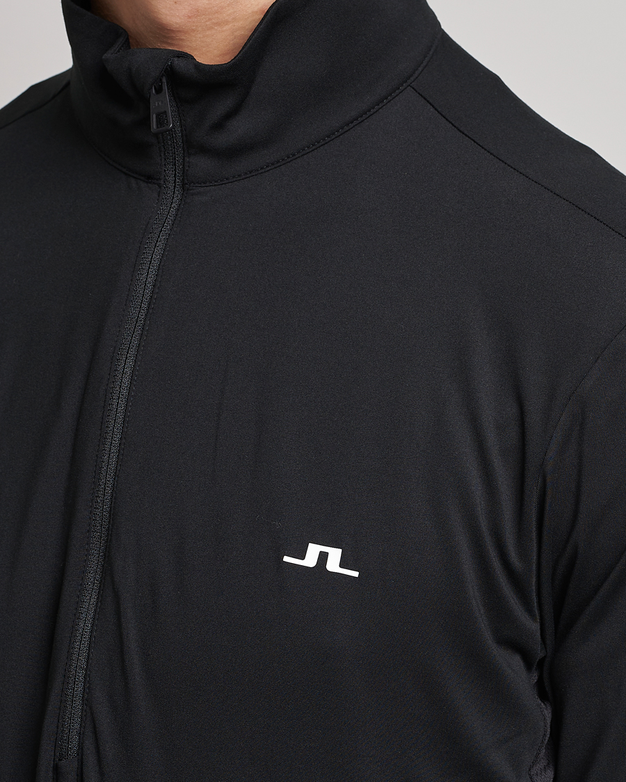 Herre | Gensere | J.Lindeberg | Luke Jersey Half Zip Black