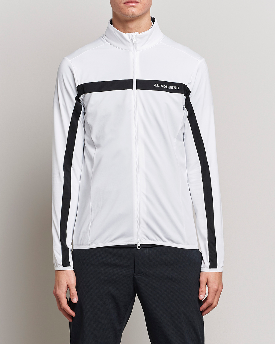 Herre | Full-zip | J.Lindeberg | Jarvis Mid Layer Jacket White